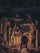 An Iron Forge Viewed from Without Joseph Wright